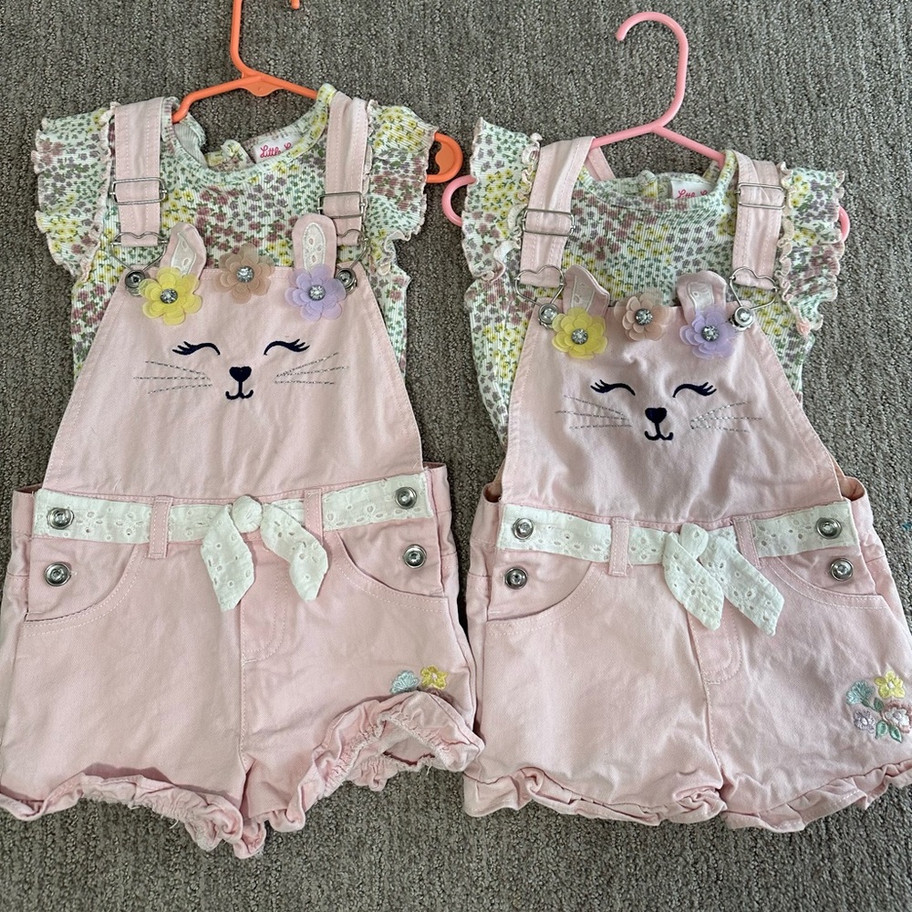 Little lass spring overalls